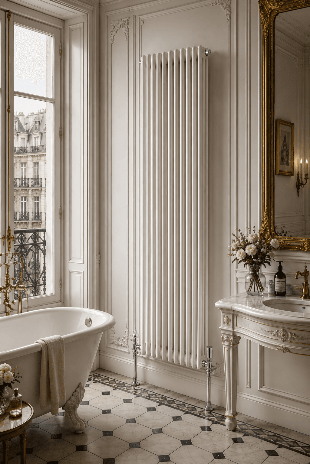 3 Column vertical white