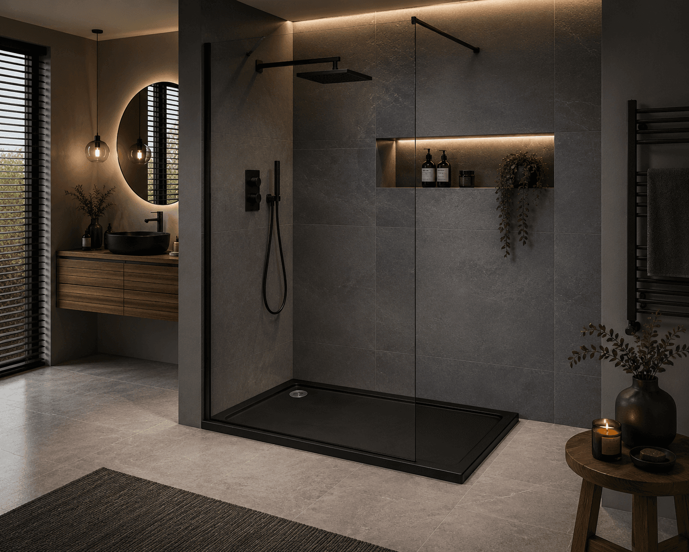 black stone shower tray 1